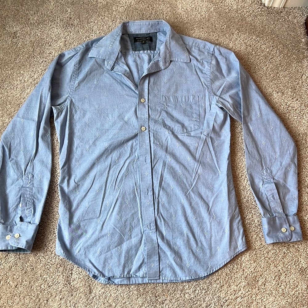 Banana Republic men’s button down anchor shirt, tailored slim fit, size medium
